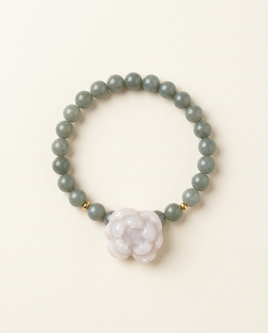 Armband med ljus blomma